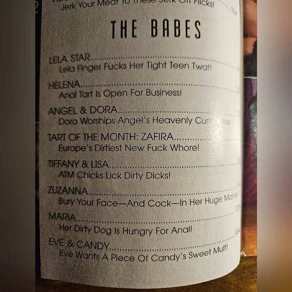 Vintage Cheri Magazine Februrary 2007 Colorful Bikini Bottom - Picture 4 of 8